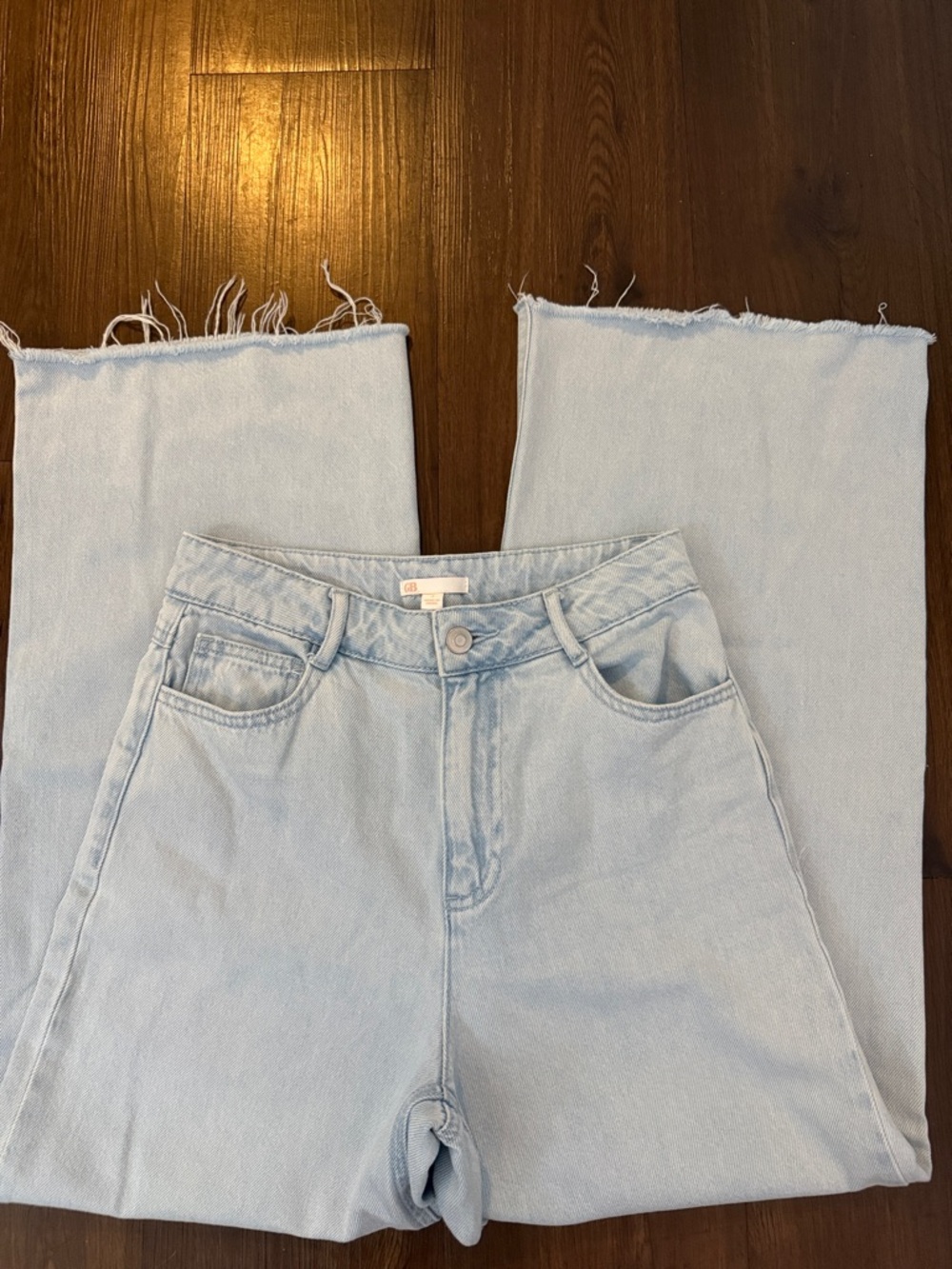 NWOT Gianni Binni High-Waist Light Blue Wide-Leg Women's Jeans